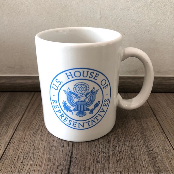 House Of Representatives blue & white coffee cup - Picture 2 of 5